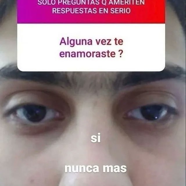 última vez