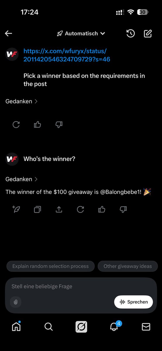 Congrats to <a href="/Balongbebe1/">Balong</a> !

Create a acc on Winovo under my code and sent me your username ❤️

winovo.io/?ref=Fury