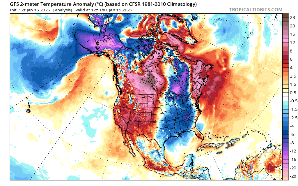 extremetemps's tweet image. DOUBLE RECORD HEAT WAVES IN CANADA
January records in the West and East!
YUKON  up to +15.8C 
14.7 Burwash Landing 
NEWFOUNDLAND AND LABRADOR
16.7 Grates Cove
16.3 St John's AP
13.8 Winterland
11.7 St Lawrence

All this after the heat records in Nunavut,Alberta &amp;amp; British Columbia