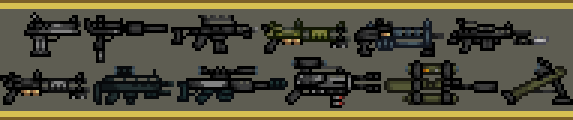 AbsoluteBoom96's tweet image. All weapons from the UT2004 Mod RemoteStrike.
Now downscaled to Terraria size.
#pixelart #pixelartist #pixelweapons #terraria #unreal #unrealtournament #ut2004