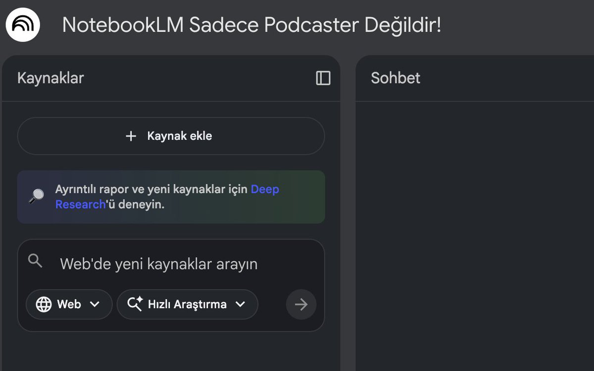 NotebookLM’i sadece yapay zeka podcaster sanıyorsanız uygulamanın potansiyelinin yarısını çöpe atıyorsunuz demektir. Ses dosyaları buzdağının görünen kısmıydı, asıl devrim görsel ve analitik tarafta yaşanıyor. 👇