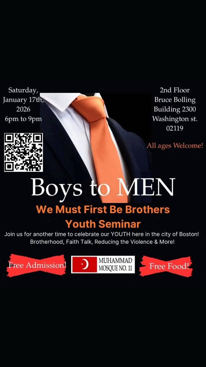 GMuhammad8's tweet photo. TODAY we gather with one mission: WE MUST FIRST BE BROTHERS
This space is about connection, accountability, and lifting one another higher. When brothers unite, communities rise.
Be present. Be intentional. Be counted. https://t.co/CIcwIr4A4N