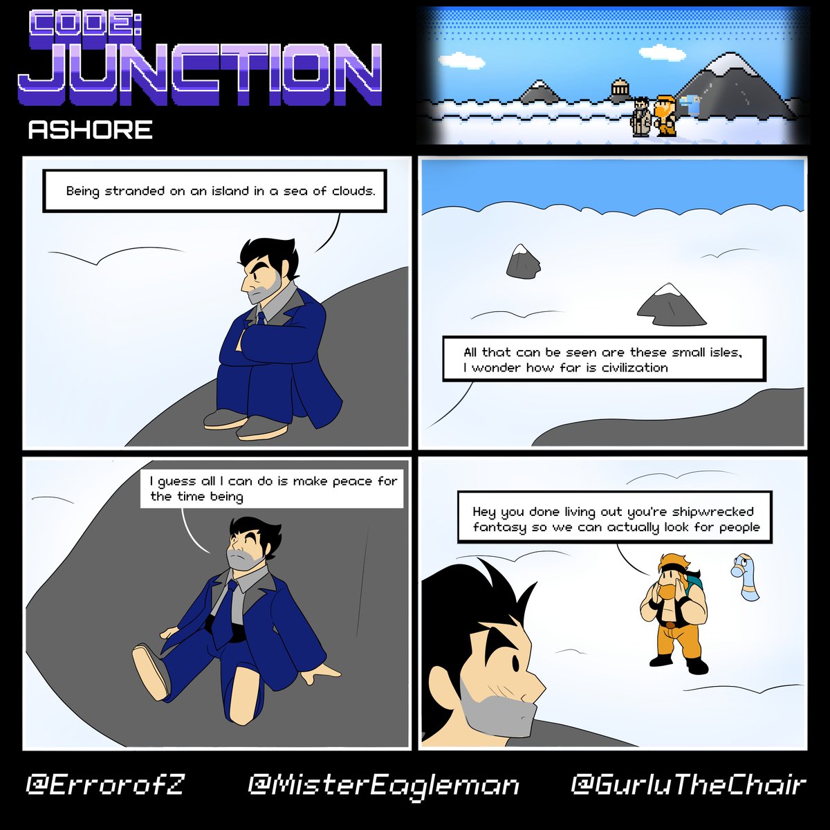 codejunction86's tweet image. Code: Junction #73
Ashore