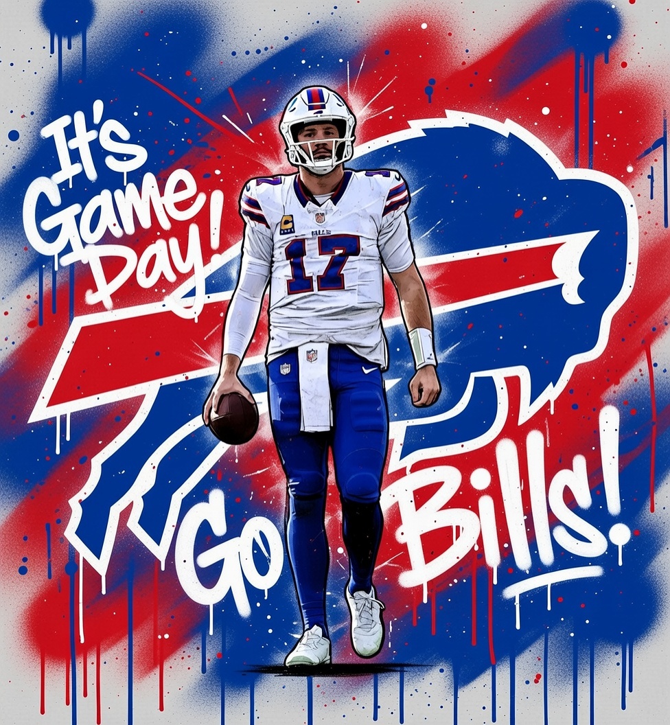 BillsFront's tweet image. It's Game Day!  Let’s Go Buffalo – Beat the Broncos! Join us for the 2:30 pm kickoff at @Alpha_Charlies Tap &amp;amp; Tavern 
We’ll see you there! GO BILLS!
#GoBills #BillsMafia #BuffaloBills