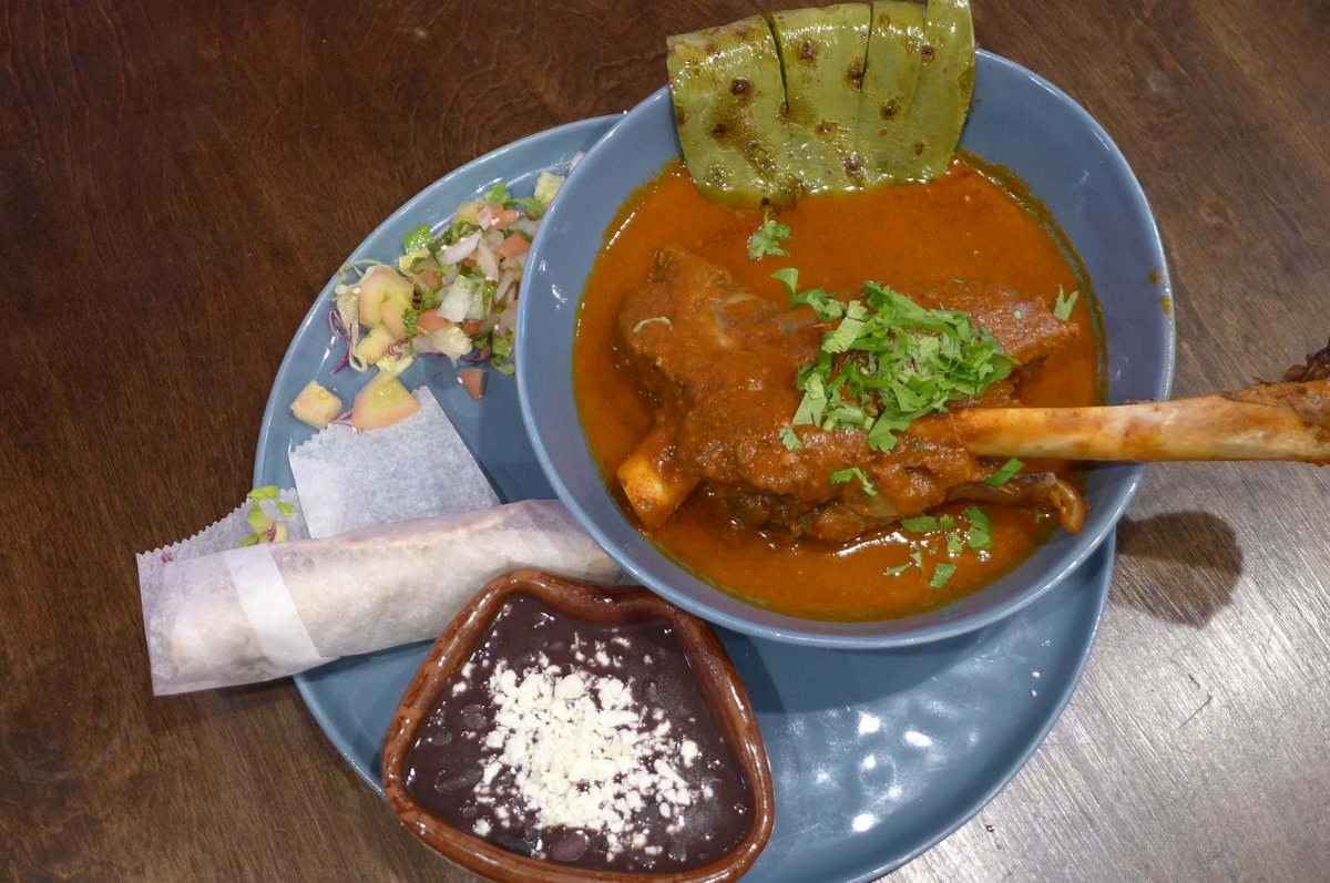 Lamb shank and cactus, Coszcal de Allende, Bay Ridge