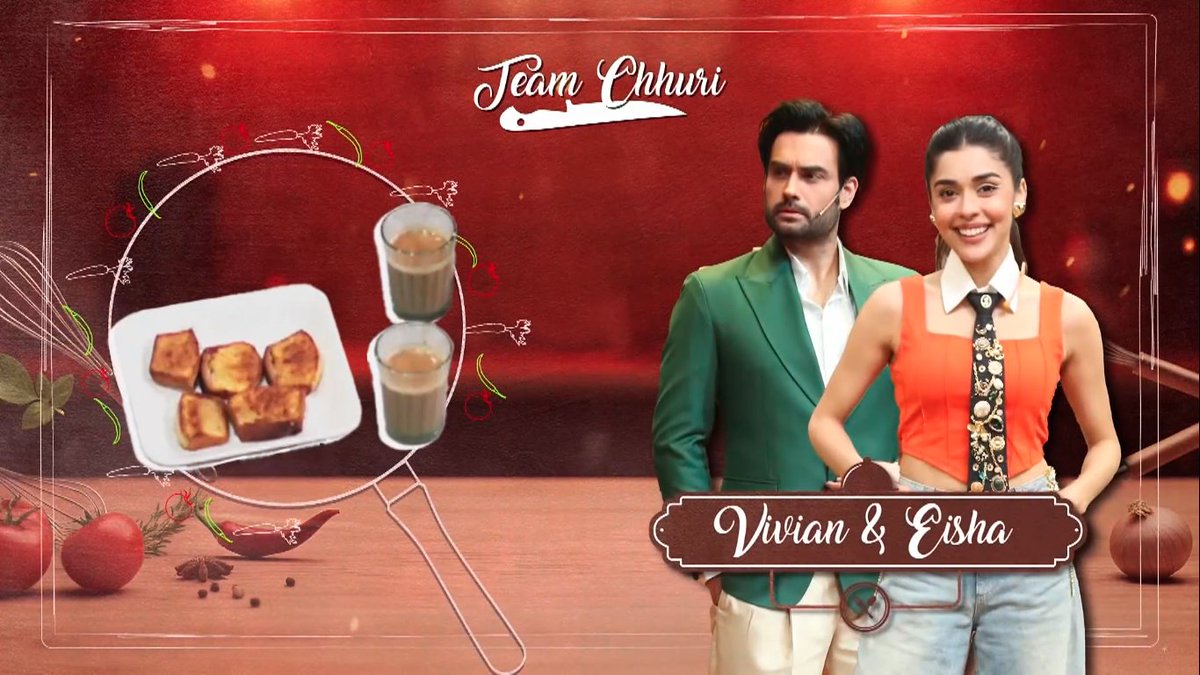 rohonsong's tweet photo. From EP17,  #VivianDsena &amp; #EishaSingh made "Masala Chai &amp; Rusk Toast"🧑‍🍳😍
They always tried their best, cooked nicely ❤️
 #LaughterChefs3 https://t.co/XbZFmD2bRt