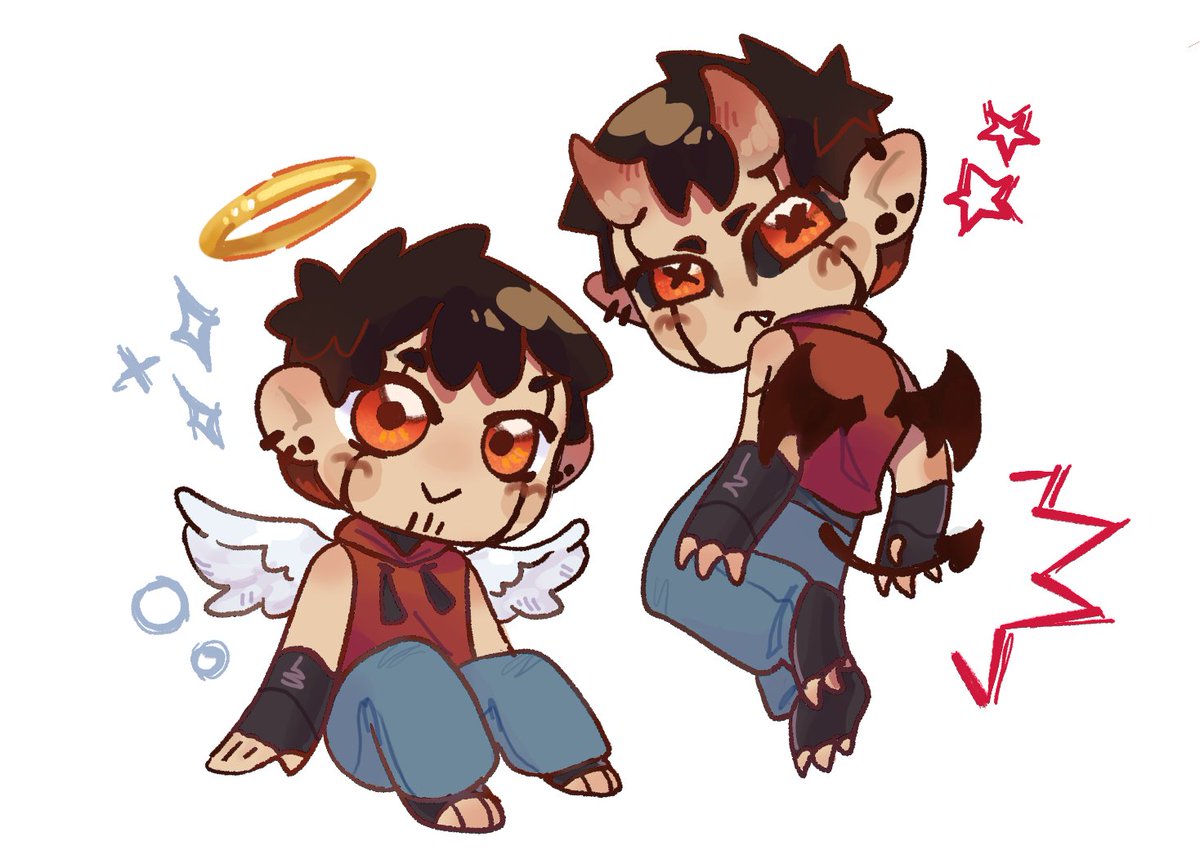 #Cubiweek25 Dia 2: 😇Fluff😈

Maldito o Bendito? Esto cuenta como Fluff? Muchas preguntas?

#CubiArt #CubiArtMaldito