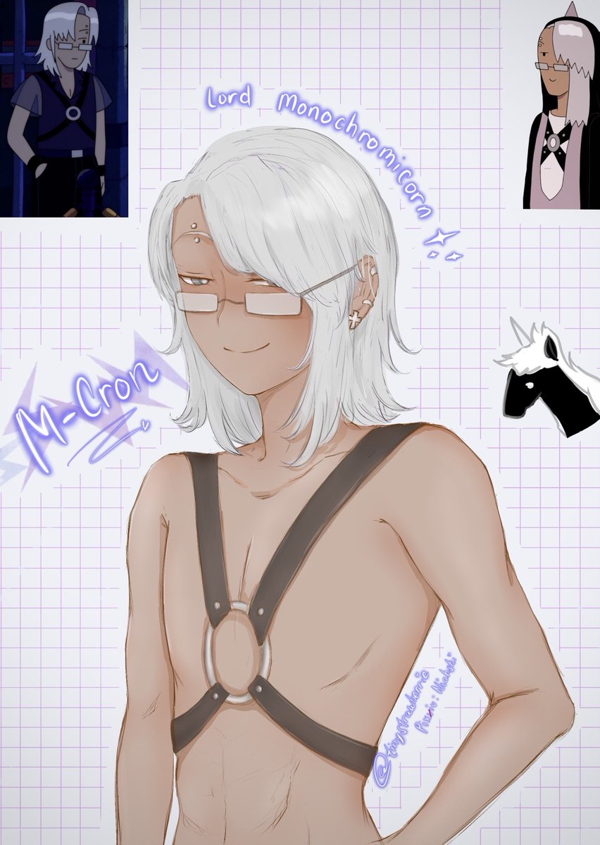 tinystrawberrie's tweet photo. M-Cron (Lord Monochromicorn) 
(topless? yes I know 🐎)

#mcron #adventuretimeFanart #lordmonochromicorn #FionnaAndCakeseason2 #fionnaandcakefanart #アドベンチャータイム #fanart #ATFC 

https://t.co/nvYJ4GSgmt https://t.co/LaiF4Ettom
