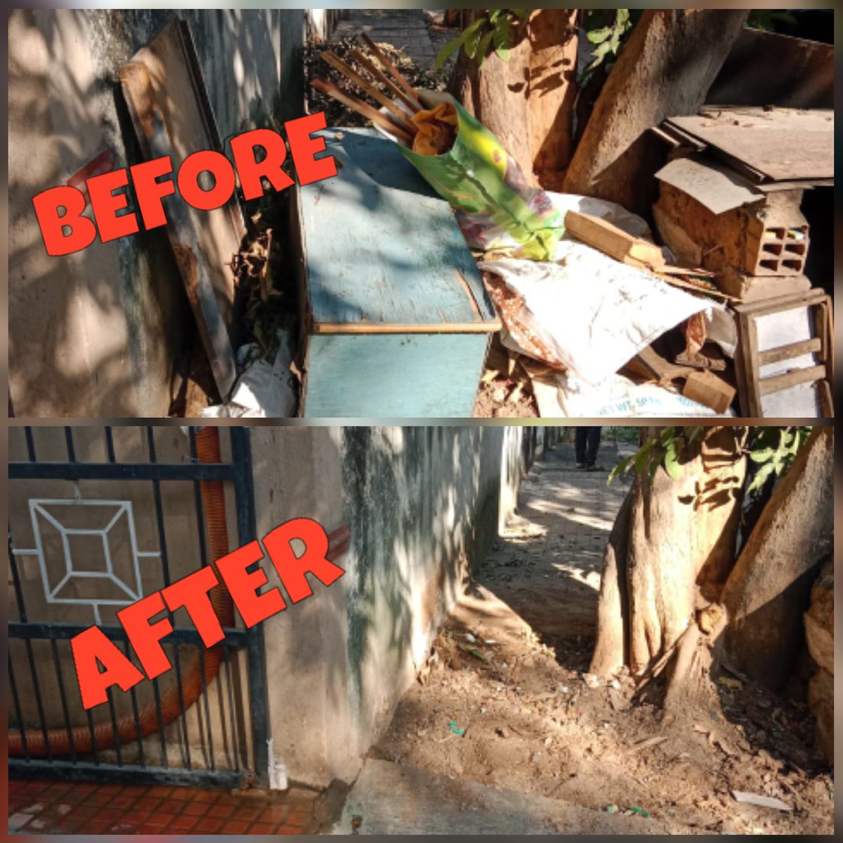 comm_blr_south's tweet photo. Intensive cleaning works done in dollars colony after the Commissioner's visit.
#Commissionervisit #intensivecleaning #dollarscolony https://t.co/grlHe0obuO