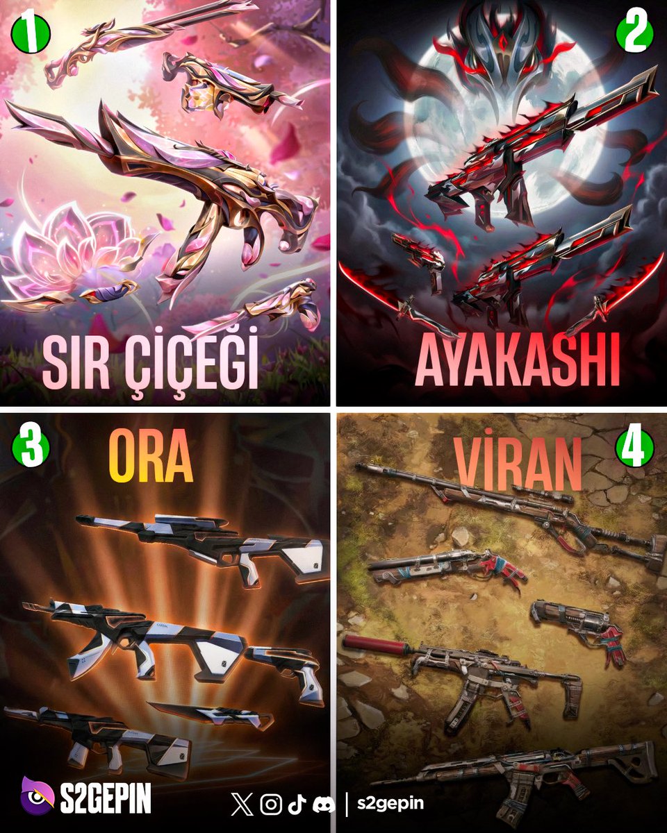 Son gelen setlerden en çok hangisini beğendin?🔥

Yorumlarda buluşalım✍🏻💬

#s2gepin