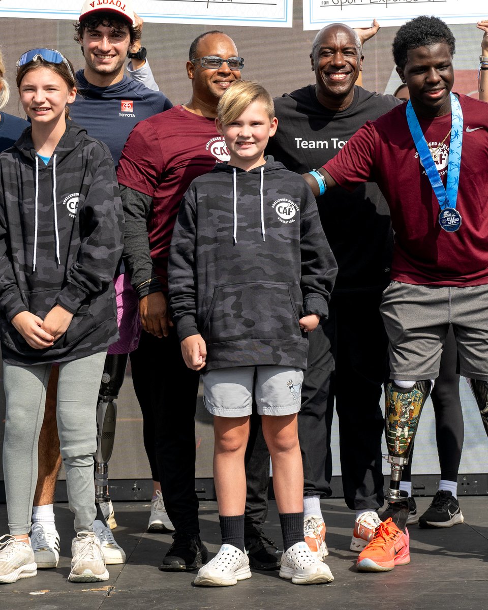 CAFoundation's tweet image. Max discovered his love for competition through adaptive swimming, track and field, triathlon, and rock climbing. After competing at Move United Nationals last year, he found new confidence and pride in sport.

His $2,500 @Toyota Sport Expense Grant will support his continued…