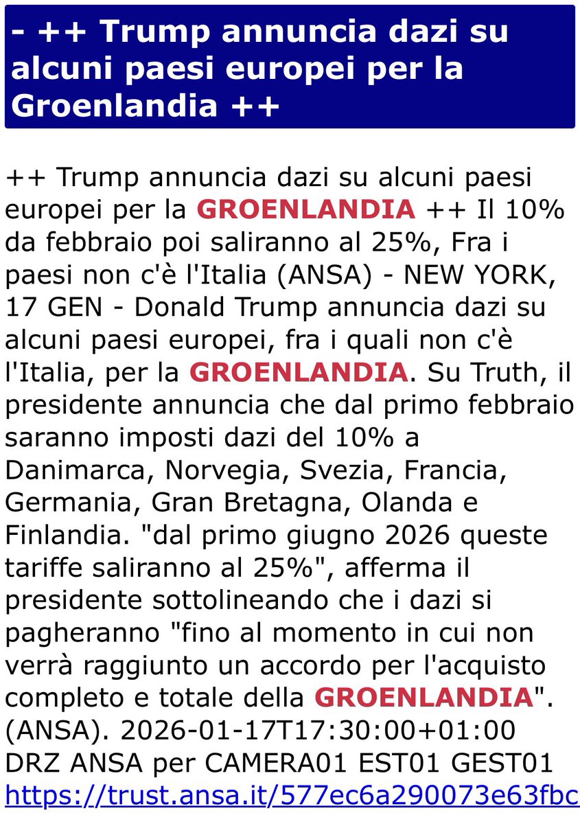 Tema: “Gnoooo! La politica commerciale è competenza esclusiva dell’Unione Europea quindi Trump non può applicare i dazi selettivamenteeeeh1!!1!”

Svolgimento:
