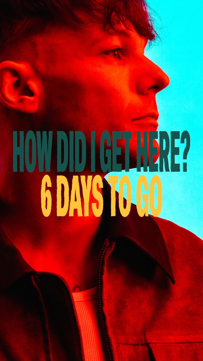 6 days to go until the release of How Did I Get Here? Pre-save now if you haven’t already! louist.lnk.to/HowDidIGetHere…
