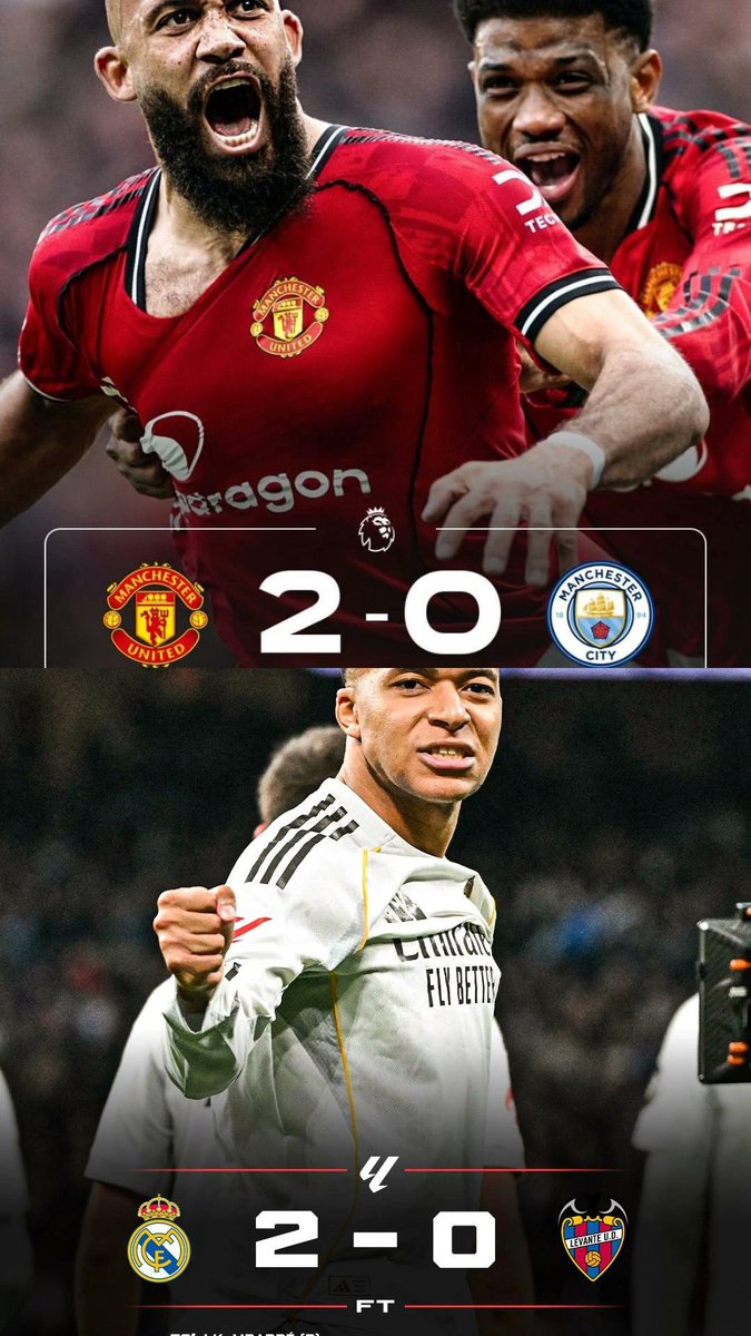 SakshamTweetss's tweet photo. ⚽🔥 Saturday served
#ManchesterDerby 
#RealMadridLevante https://t.co/54BIbW4nuS