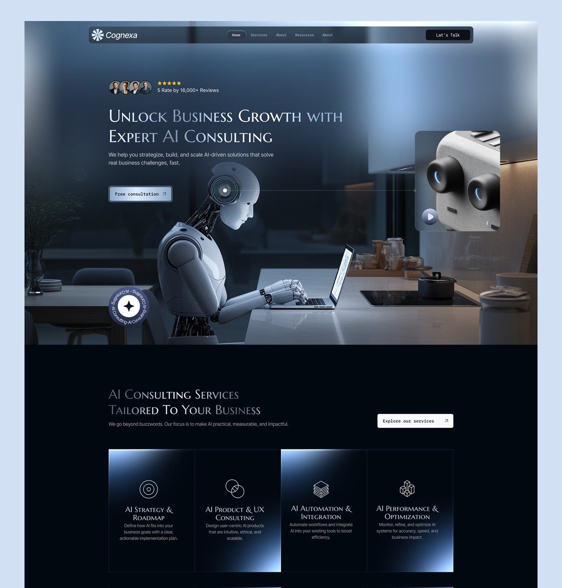sanu_uidesign's tweet photo. Turning AI Complexity into Business Clarity. π§ β¨
#WebDesign #UIPost #UXStrategy #DarkModeDesign #b2bdesign https://t.co/3mV8A74DuD