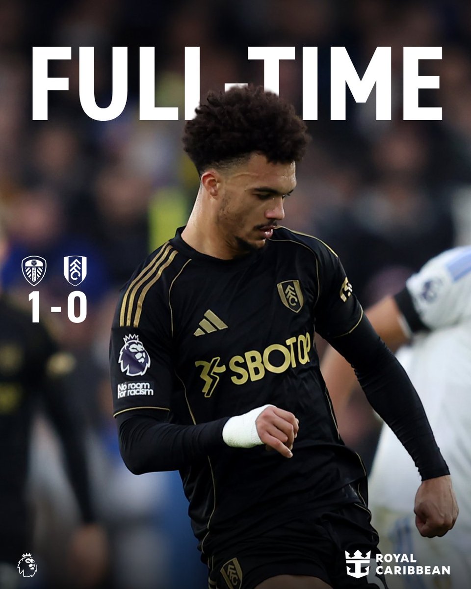 FulhamFC's tweet image. It ends in defeat.