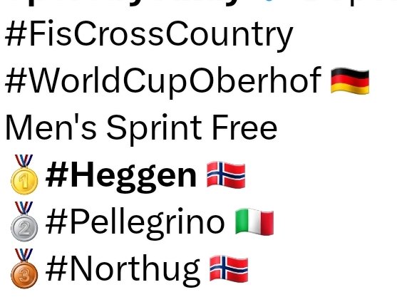 Gratulerer <a href="/LarsHeggen/">Lars Heggen</a> med første verdenscupseier 💯👍🏻🎉 #Milan next !  <a href="/langrennslag/">Langrennslandslaget</a>