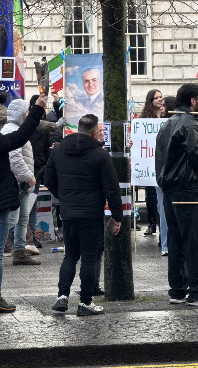 Jet_Rex's tweet image. Iran protest Belfast City Hall