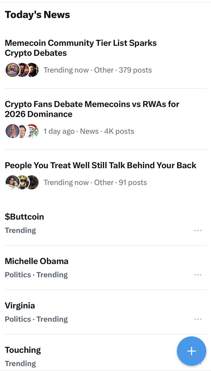 Suggrnaut's tweet image. Interesting trending news today on X

$Buttcoin