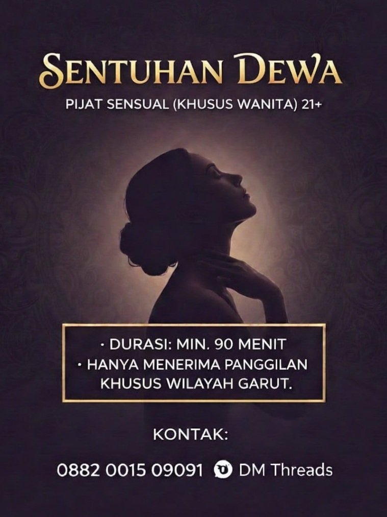 sikaseeepp's tweet photo. Capek kerja, capek urus rumah, saatnya dimanjakan. Biarkan tubuhmu istirahat sejenak dengan Sentuhan Dewa. 🕊️ https://t.co/7L9O3nrCwS