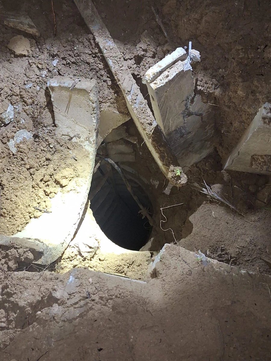 IDF's tweet image. ⭕️ Over the past month, IDF troops operated east of the Yellow Line in northern Gaza. 

During their activity, the troops dismantled hundreds of terrorist infrastructure sites above and below ground, including weapons, shafts, and underground tunnel routes and eliminated dozens…