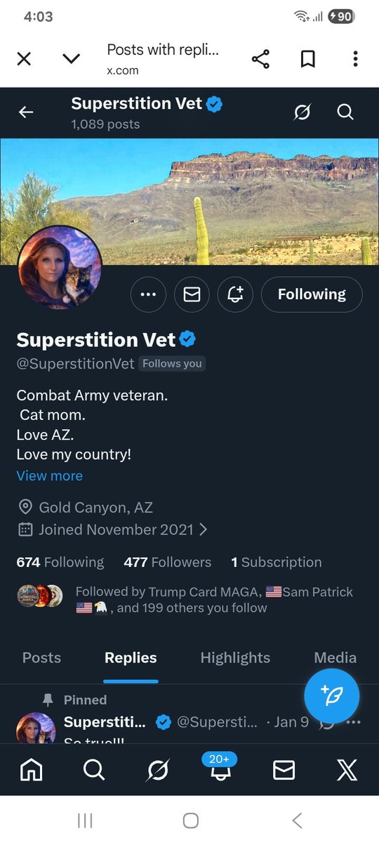 Let's help find these veterans 🫡 some awesome new connections 
<a href="/RoboManAlpha/">MagaPatriotUSA</a> 
<a href="/SuperstitionVet/">Superstition Vet</a> 
F&amp;R
💪🫶💯🇺🇸🫡