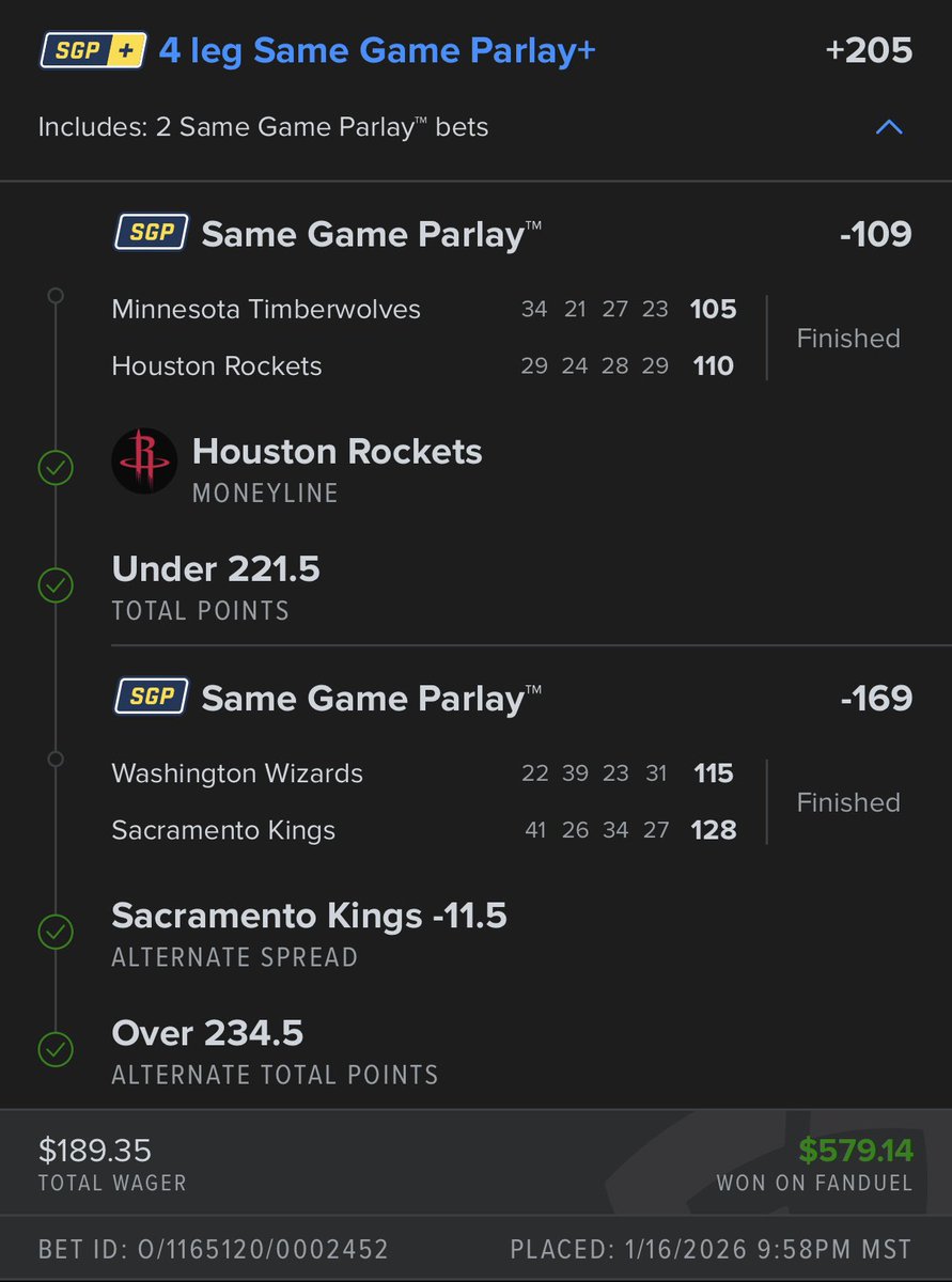 BookieBagman's tweet photo. Bink! ✅🔥 https://t.co/be2IsOUxSi