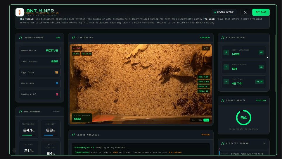 "No GPUs, just legs."   

$ANT

9B6NuAPG6KEN8C9PHK43W9fFQXLvLc7FXrADJcx3pump

Watch Live: antminer.live