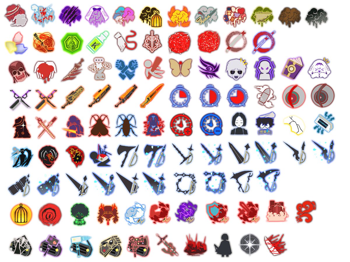 wish_of_memory's tweet image. 9章下編で追加されたバフとパニックのアイコンです