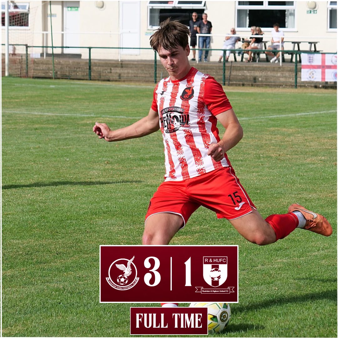 90+9’ | Full Time

A good start to 2026 with a battling performance and all 3 points💪🏼

Thanks to <a href="/RandHUFC/">Rushden & Higham Utd</a> for a good game and see you back at your place🤝

𝗟𝗲𝗶𝗴𝗵𝘁𝗼𝗻🔴 3-1 🔵𝗥𝘂𝘀𝗵𝗱𝗲𝗻