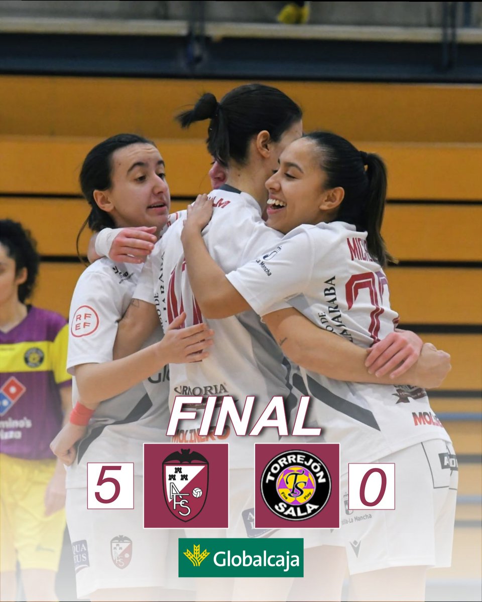 🏁 𝗙𝗜𝗡𝗔𝗟

✅️ | 5️⃣-0️⃣ |
⚽️ [Carmen(x2), Irene, Irene Q. y María]