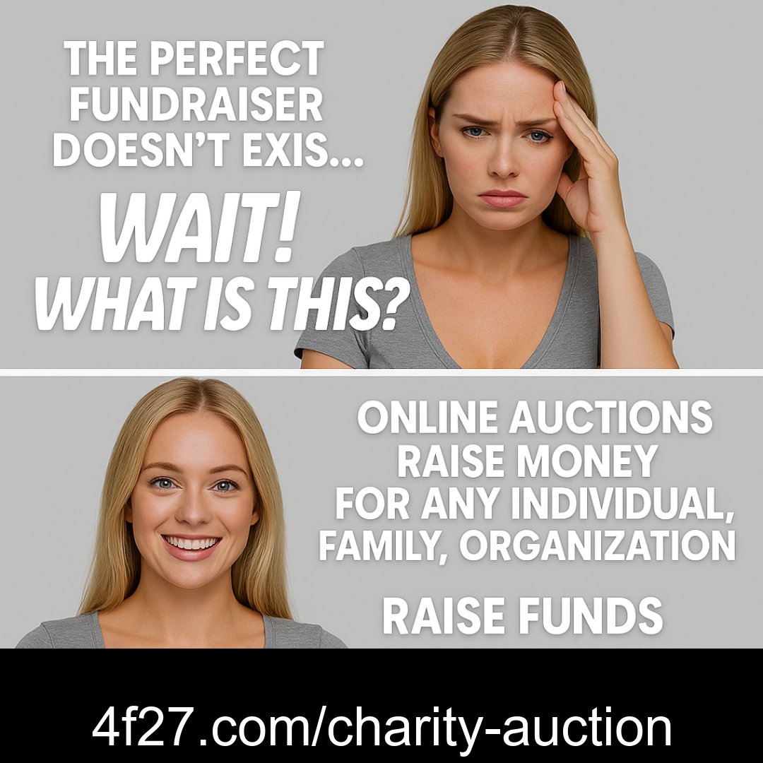 ABond0073's tweet image. What Makes Charity Auctions Raise More in Less Time? Community momentum fuels generosity. 🎉 4f27.com/charity-auctio… #GiveBackMovement #AuctionStrategy #ImpactTogether #BondingWithAngie