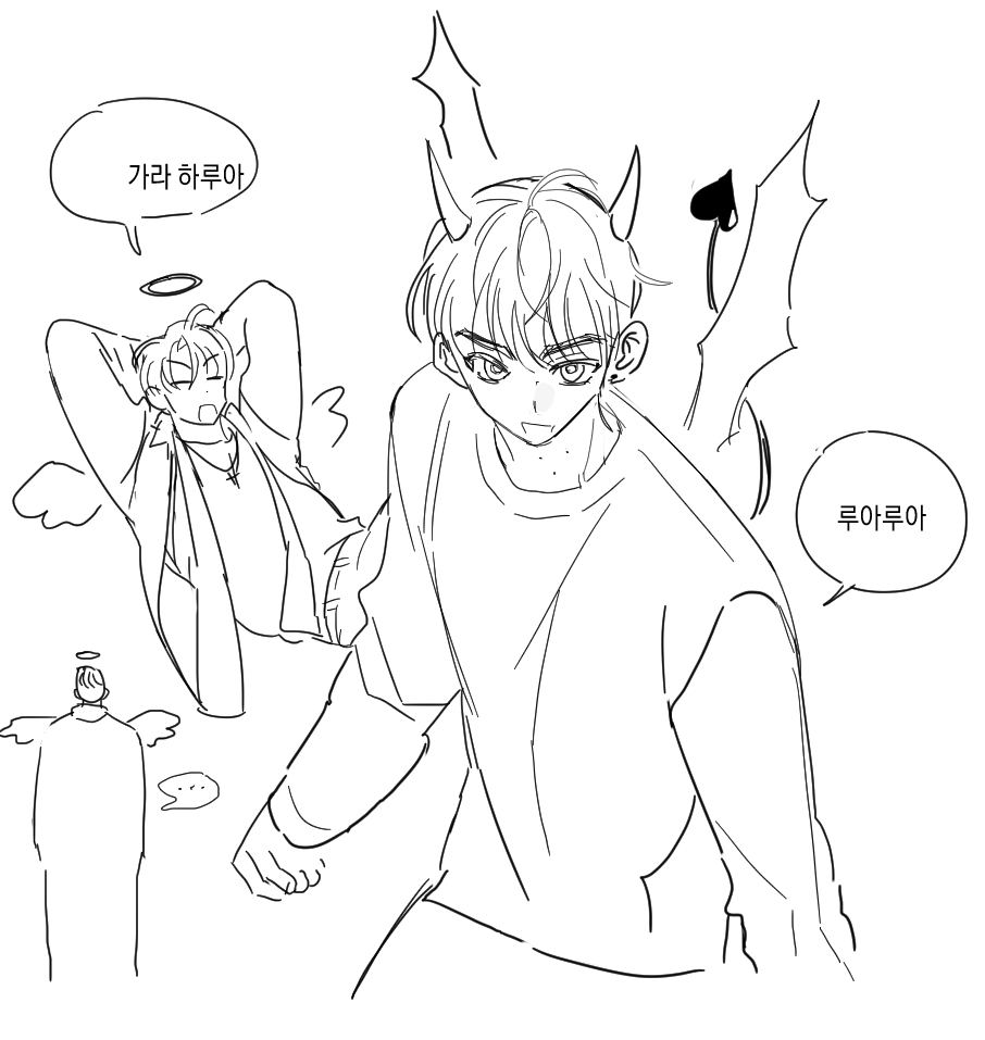 fig__AND's tweet image. 천사들한테
키워진 악마