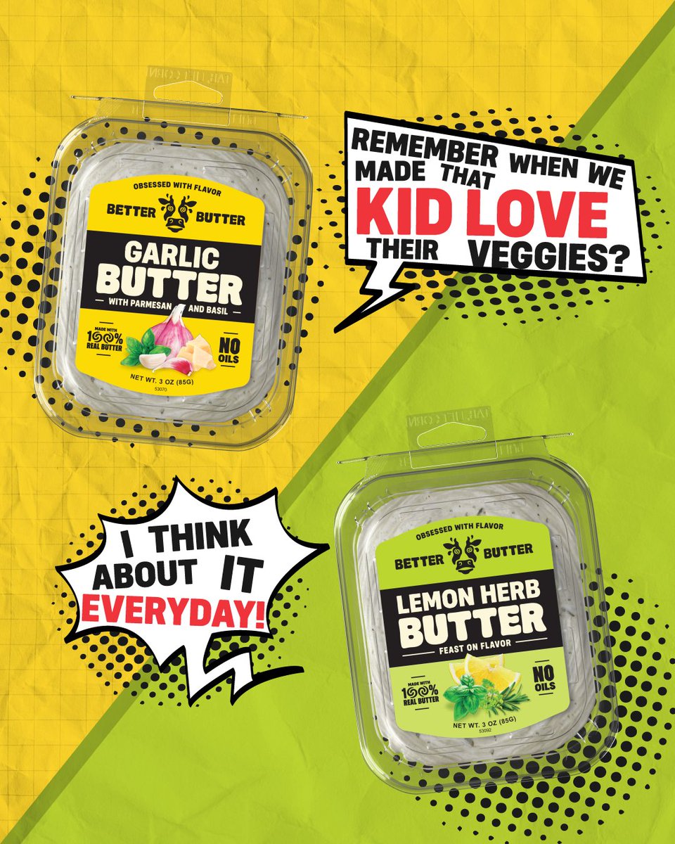 Just two Better Butters reflecting on their hero era: making kids actually love veggies. 🧈🌱