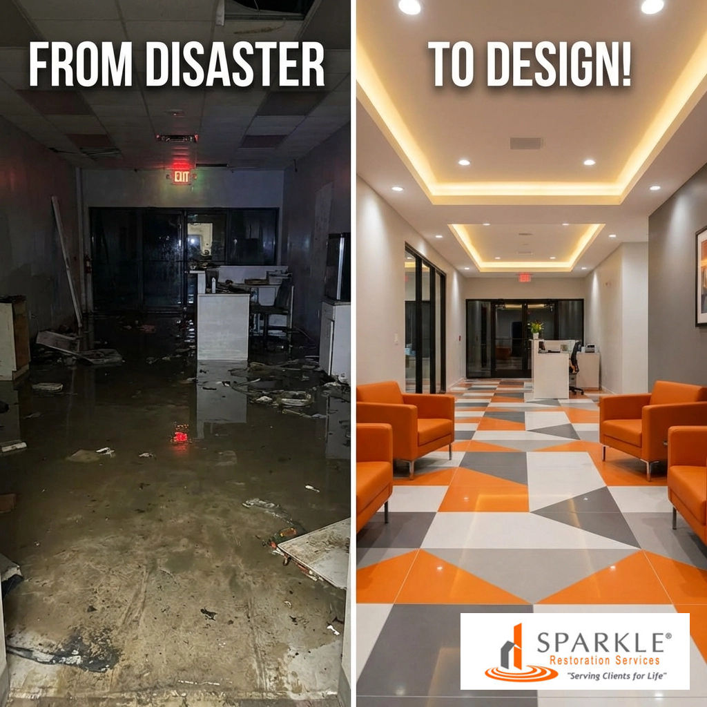 🌟 23+ yrs of IICRC expertise turns flood damage into bold, modern upgrades! ➡️ Fast recovery ➡️ Fresh flooring trends ➡️ Stress-free service. Ready to shine after the storm? #SparkleRestorationServices What flooring style inspires you? 🤔