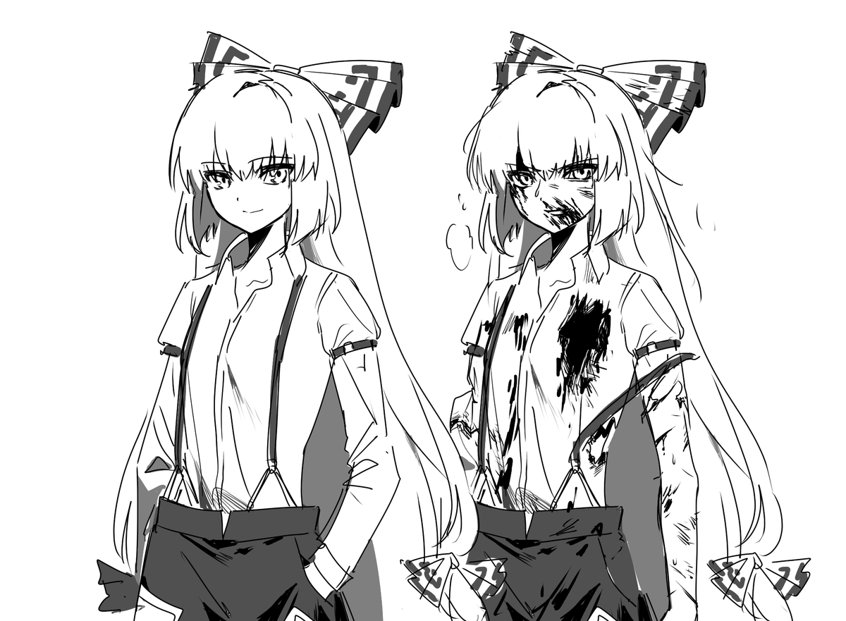 but_ta_ma's tweet photo. #藤原妹紅 #東方Project https://t.co/0Tt8AeXbBI
