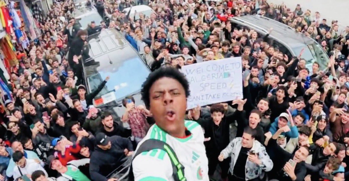 Squadra213's tweet image. Malgré ce qu’il s’est passé au stade, IshowSpeed tenait à clarifier certaines  choses à la fin de son stream : 

« Je vous aime tellement les gars ! TOUT était super aujourd'hui, à part les bouteilles jetées, mais peu importe, spammez les W (win) dans le tchat parce que vous ne…