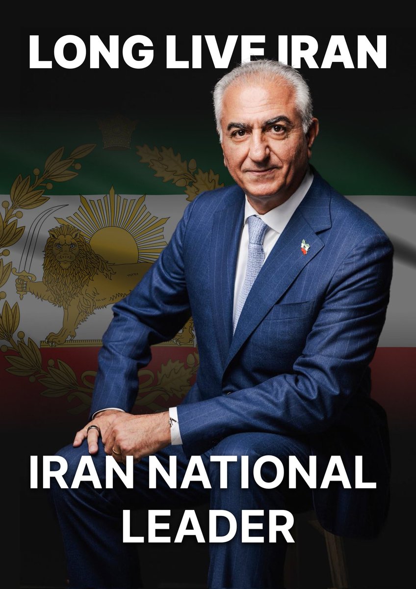 Realneo101's tweet photo. President Trump: "The moment has arrived—Iran needs a new leader."
And we all know exactly who that new leader is! https://t.co/6I3JbnWFoq