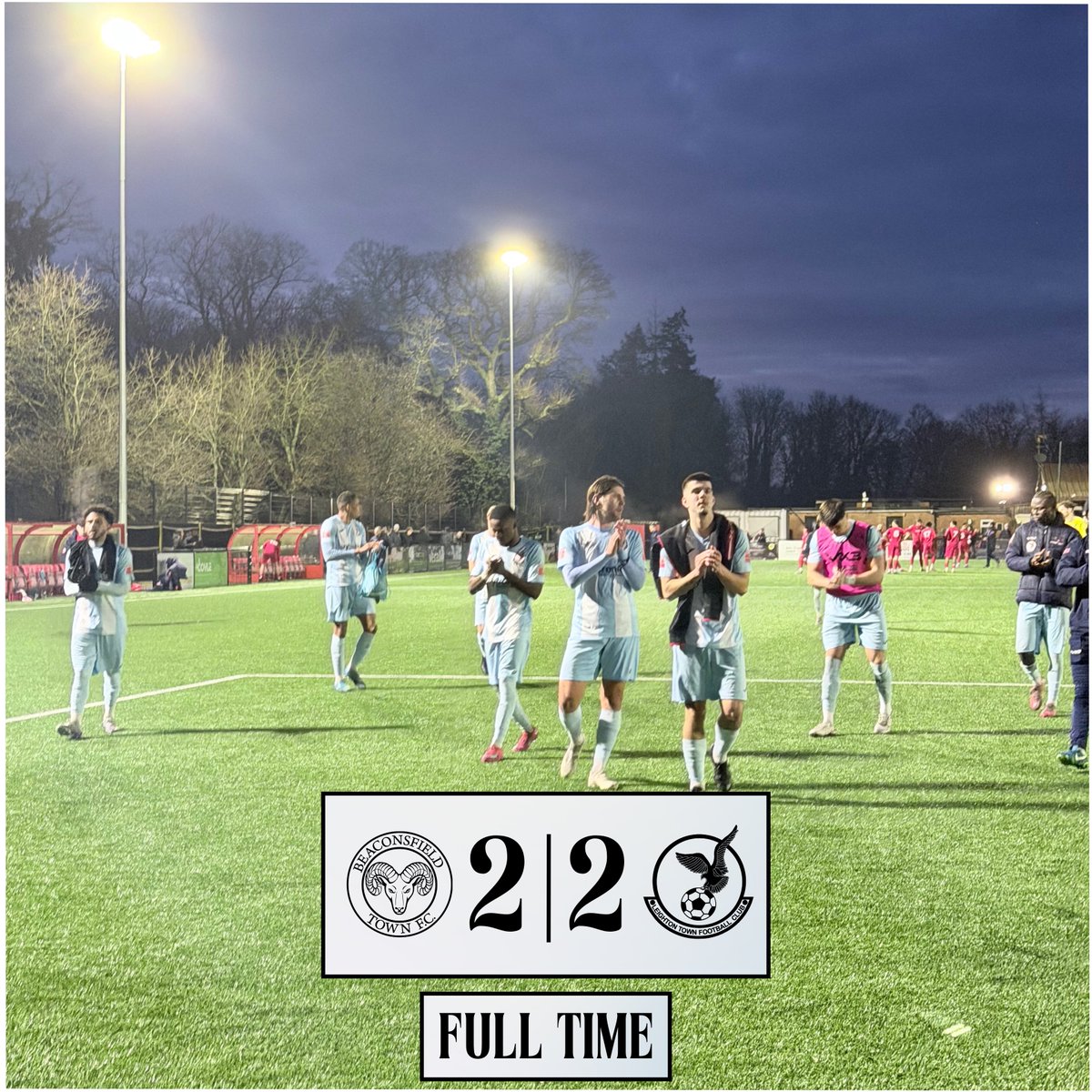 90+7’ FULL TIME 

Wow. What a final 15 from the lads after what looked to be a disappointing day. 🫡

Massive shout out to the lads for getting back into the game and taking a point 👏

Massive thank you to the travelling Town fans this afternoon ❤️

#YourTownYourTeam
