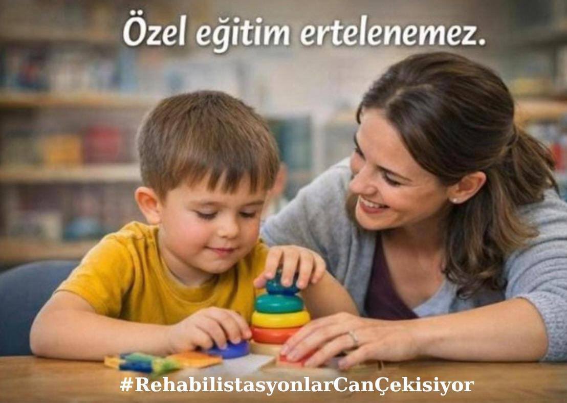 RezanSasmaz's tweet photo. Rehabilitasyon merkezleri ayakta kalamazsa,
özel çocukların eğitimi yarım kalır.
Bu risk görmezden gelinemez.
#RehabilitasyonlarCanÇekişiyor
@RTErdogan @EmineErdogan @cbsbb @tcmeb @tcailesosyal @HMBakanligi @memetsimsek @Yusuf_Tekin https://t.co/oILKOFb7rb