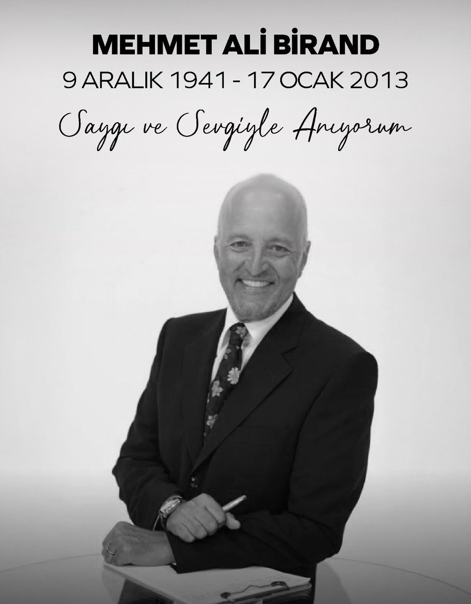 stuncil's tweet photo. Mehmet Ali Birand’ı rahmet ve saygıyla anıyorum. #MehmetAliBirand https://t.co/TqRbup1Cp1