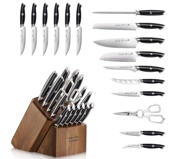 Cool knife set, not sure it's worth $1,200 though?  You be the judge - amzn.to/4bCJql6

#knives #knife #kitchen #cutting #Sharp