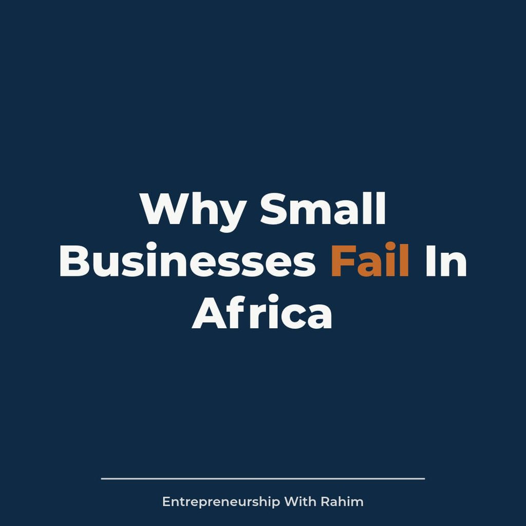 arahimsi's tweet photo. Most small businesses in Africa don’t fail suddenly.
They collapse from fundamental issues left unresolved.

If you’re a young founder, focus on:
Customers → Cash → Structure → Systems

Everything else comes later. https://t.co/MdcrYHUjBO