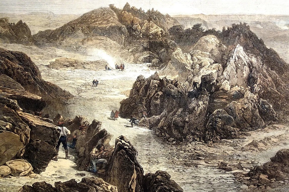 groovyhistory's tweet image. January 17, 1873 – A group of Modoc warriors defeats the United States Army in the First Battle of the Stronghold, part of the Modoc War... en-academic.com/dic.nsf/enwiki… #modocwar #todayinhistory #history #americanhistory #ushistory