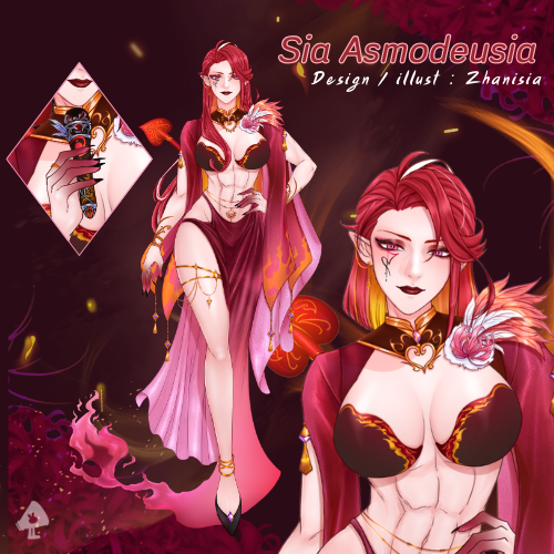 Live2d Model for <a href="/Asmo69_BLB/">Sia 💖Asmodeusia || HBD 16 Jan</a> 
Design &amp; illust : Zhanisia (me)

#VtuberModel #Commission #คมช #คอมมิชชั่น