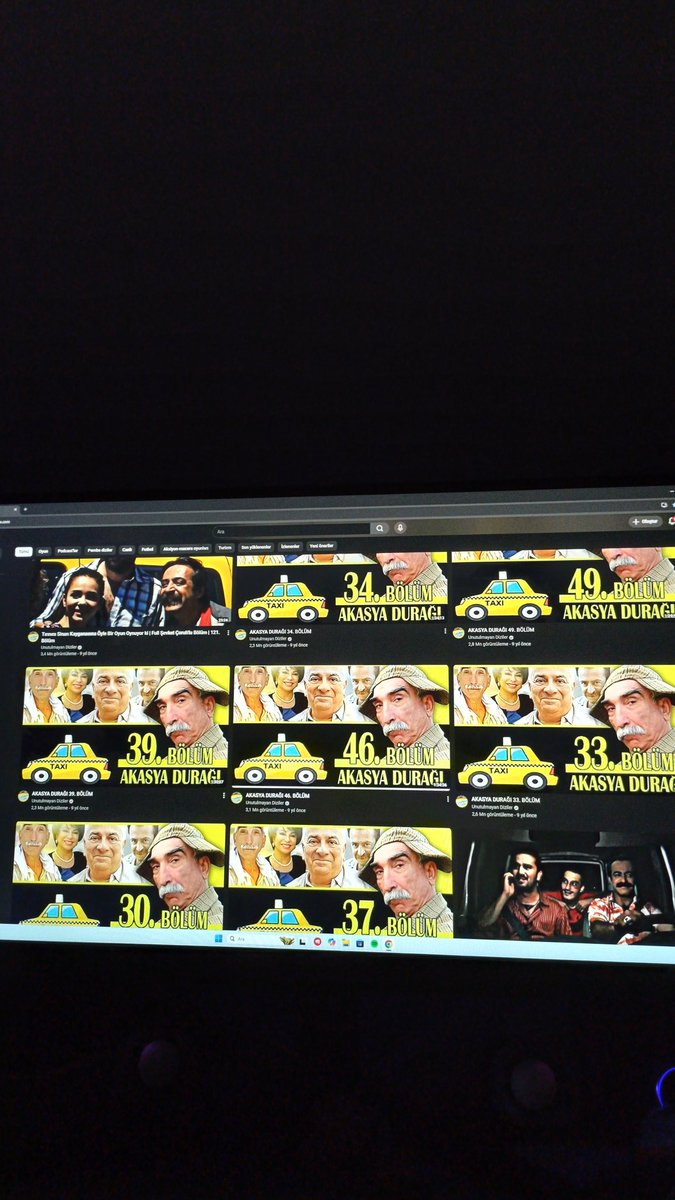 youtube anasayfama bisiler oldu