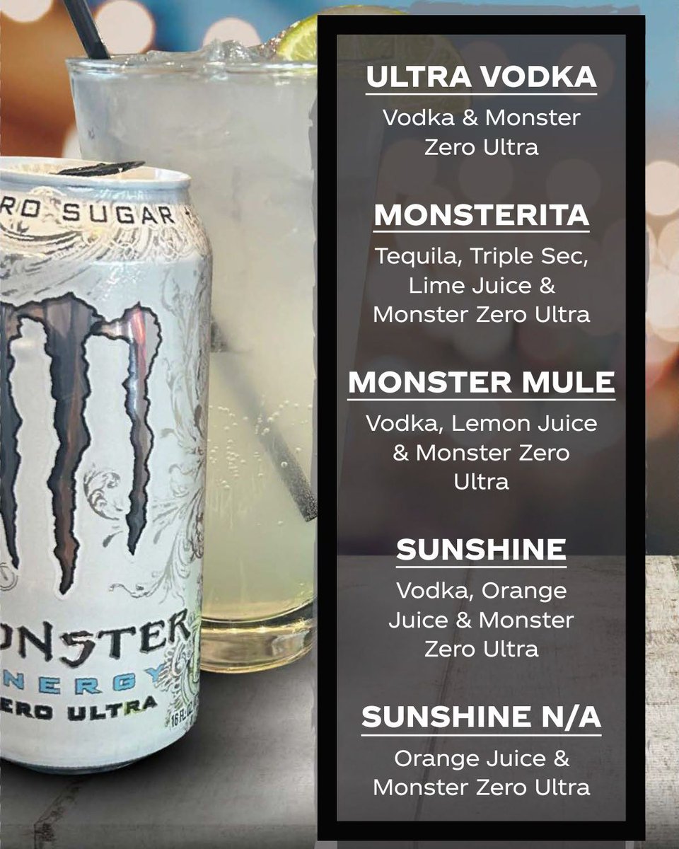 Saturday plans just got an upgrade. Which Monster Zero Ultra mix are you starting the weekend with?