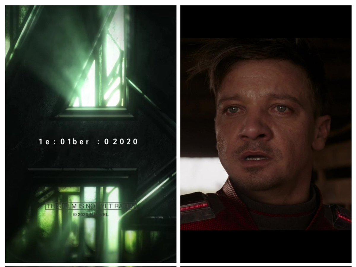 PunishMeNot's tweet image. 🚨New Avengers Doomsday CODE DECODED! 

In the new Russo Brothers "Thank You a Billion Views" video, there's another code at the end: 1:01:02020.

If you go to 1 hour, 1 minute and 20 seconds in Avengers: Endgame, it's exactly when Hawkeye first tests time travel.

All these time…