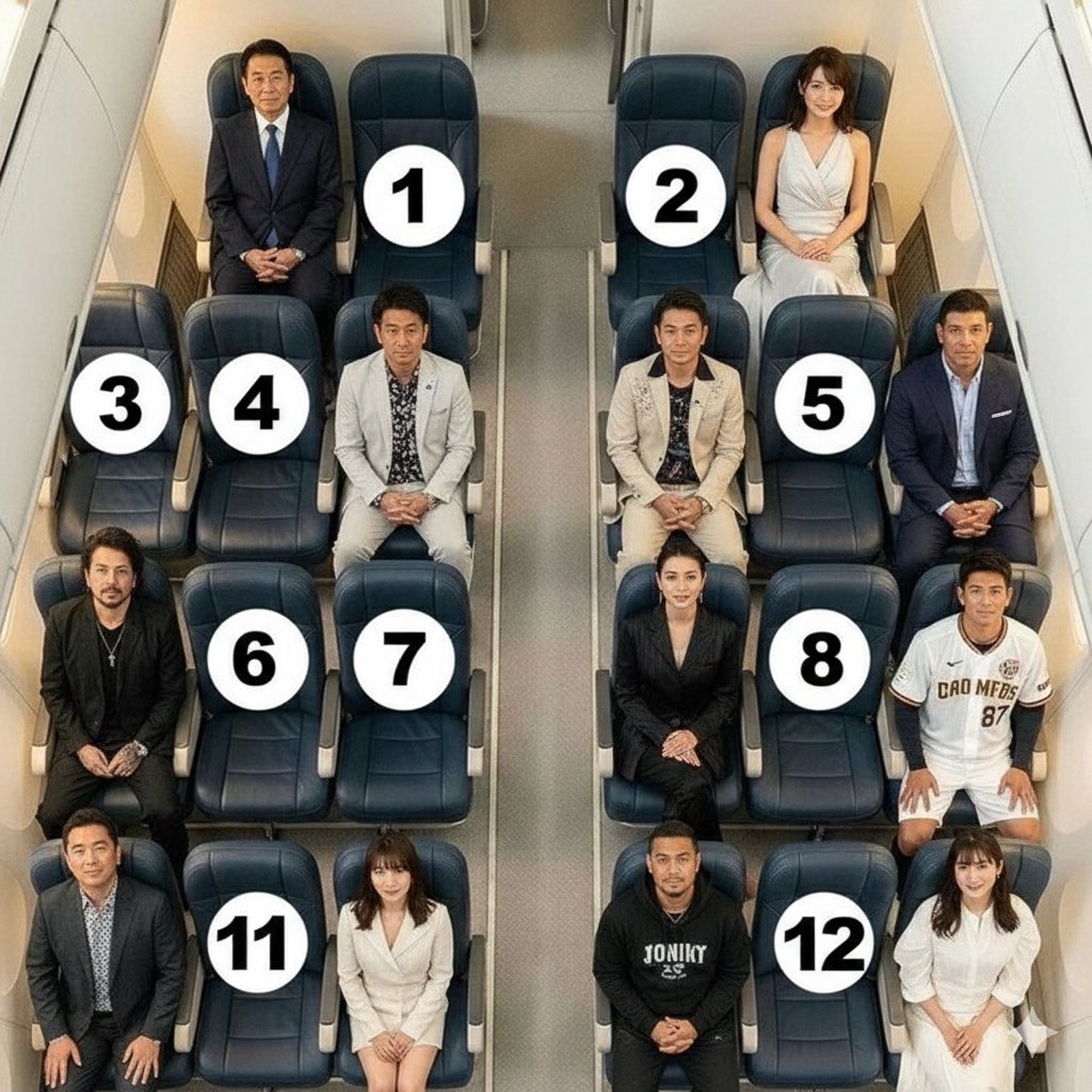 pirooooon3's tweet image. これから8時間のフライト
どこに座りますか？