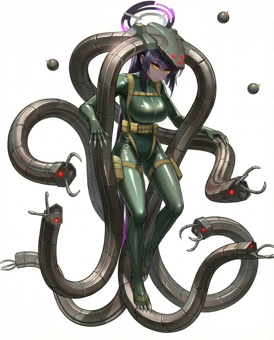 メタルギアソリッド4
ラフィング・オクトパス 姿のブルーアーカイブの角楯カリン 